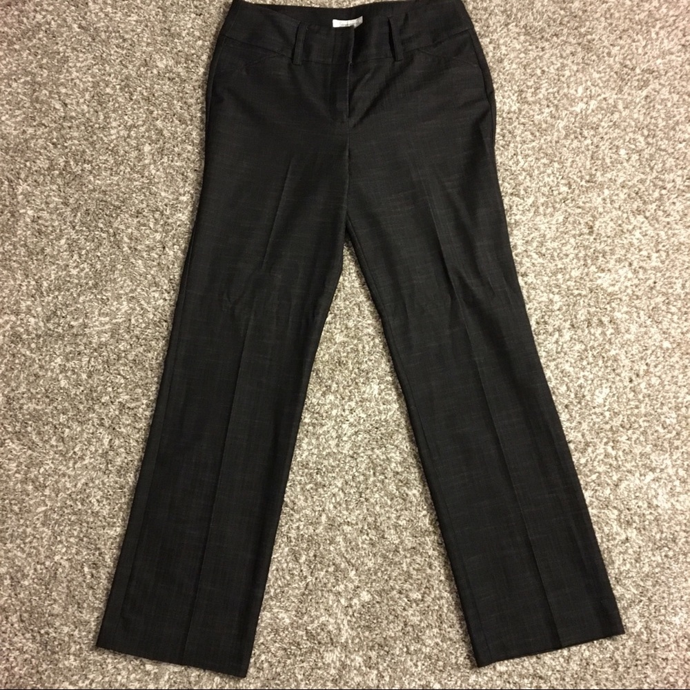 Dress barn dark grey almost black dress pants